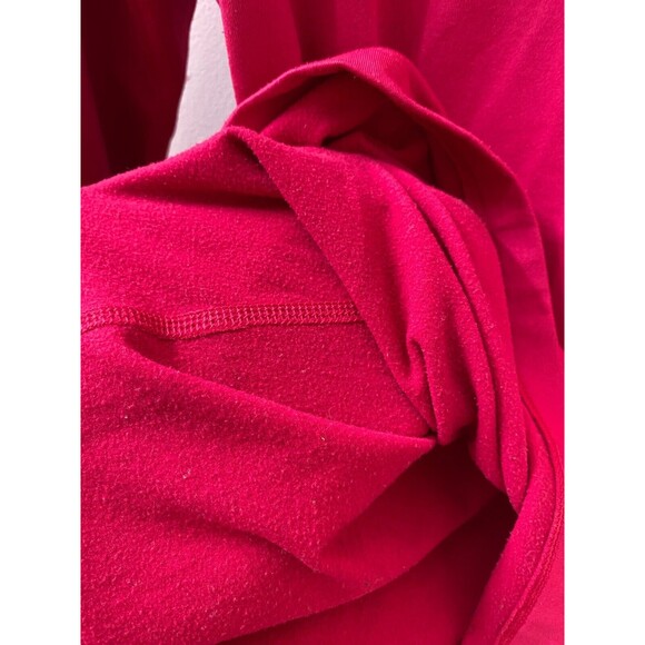 NIKE DRI-FIT Pink Long Sleeve Turtleneck Shirt Top Sz L Fuchsia Thumb Hole - Picture 7 of 10